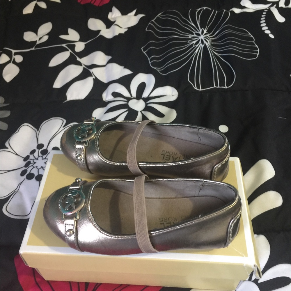 Girls Michael kors Flats - Size 9 Toddler - Bronze
